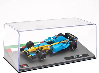 Formula 1 Renault R24 2004 Jarno Trulli cu vitrina plexiglass - 1/43 Edicola