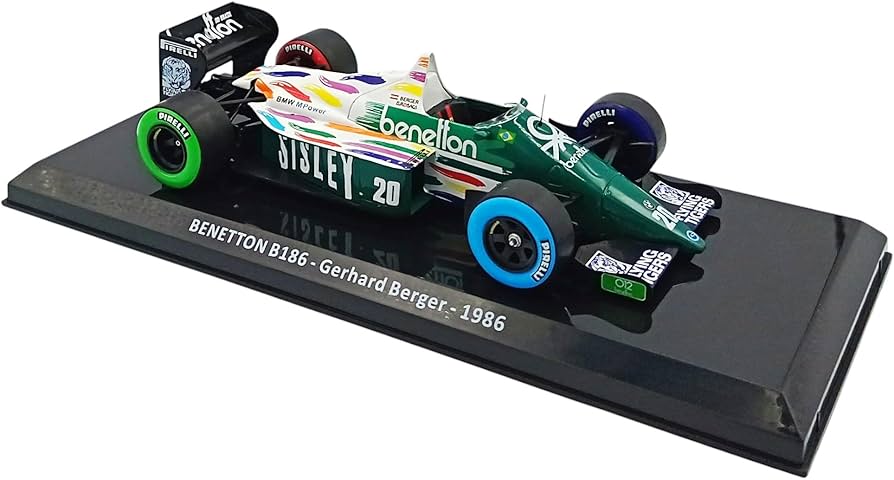 Formula 1 Benetton B186 Gerhard Berger 1986 - 1/24 Altaya