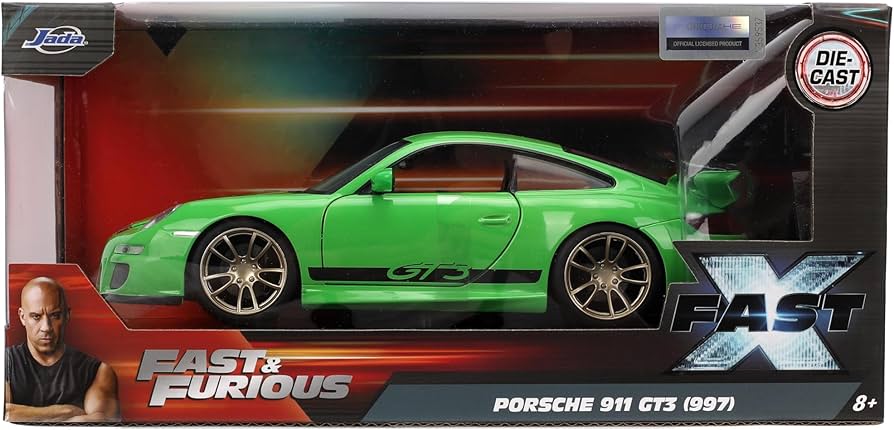 Porsche 911 GT3 997 verde - 1/24 Jada