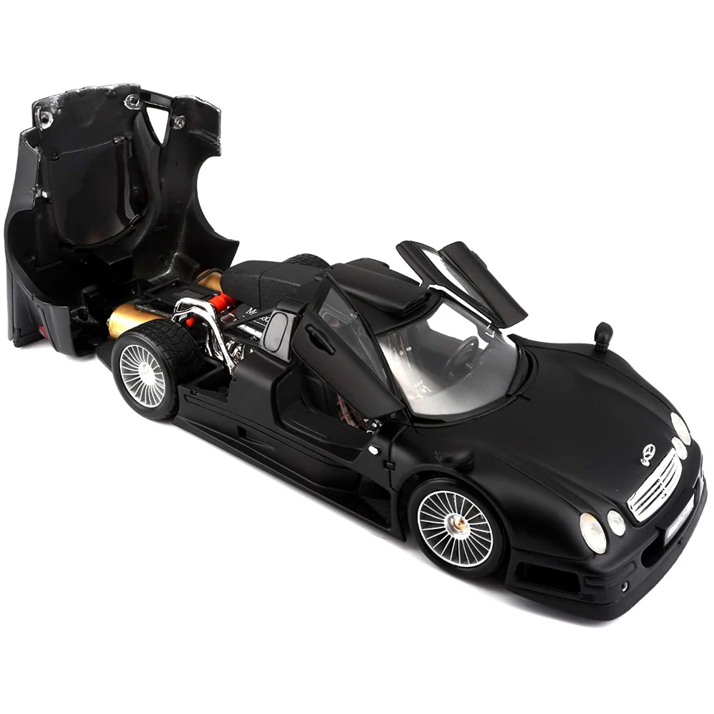 Mercedes-Benz CLK-GTR negru mat - 1/18 Maisto