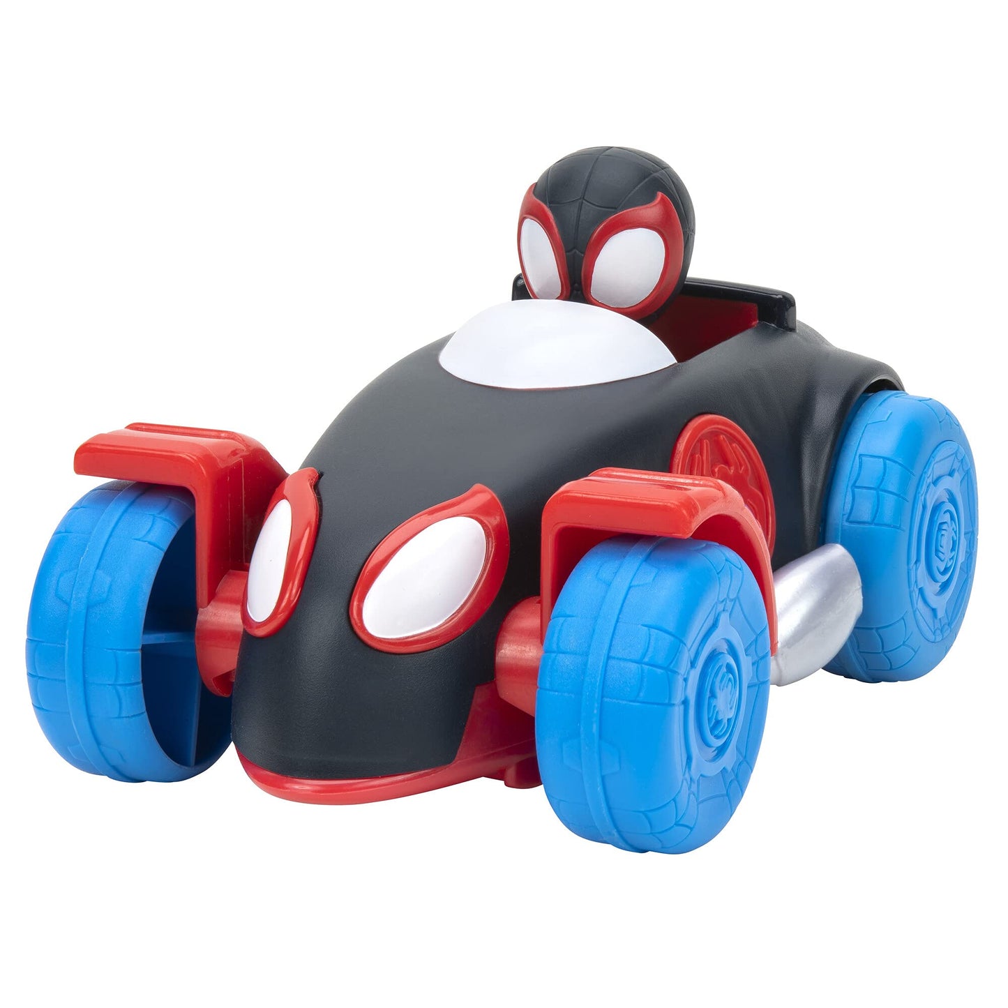Masinuta Spidey Pull Back Miles Morales Spider Man 15 cm
