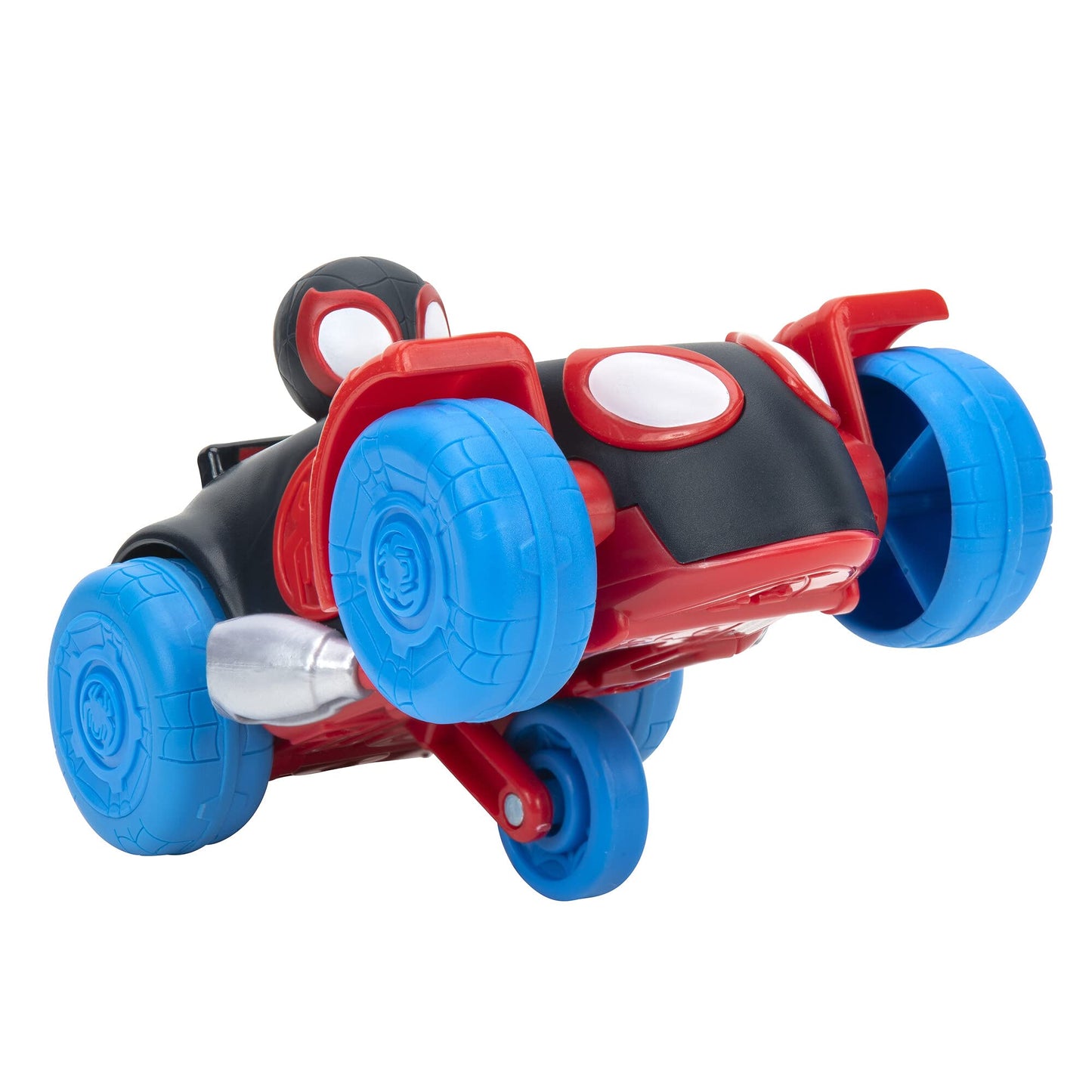 Masinuta Spidey Pull Back Miles Morales Spider Man 15 cm