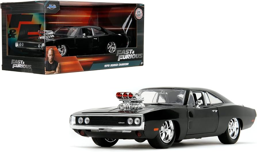 Dodge Charger 1970 negru - 1/24 Jada