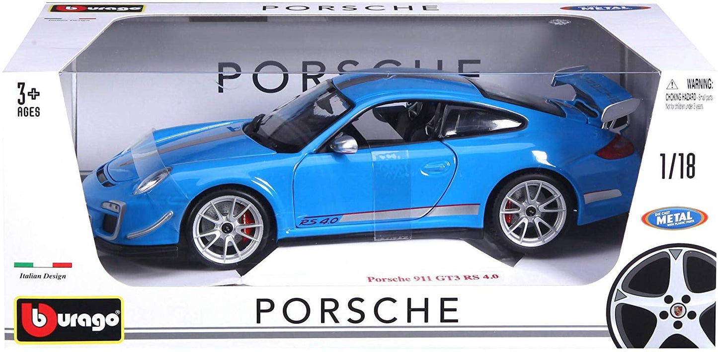 Porsche 911 GT3 RS 4.0 albastru - 1/18 Bburago