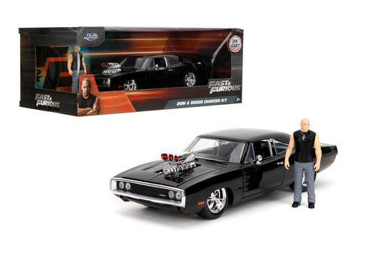 Dodge Charger R/T si figurina Dom - 1/24 Jada