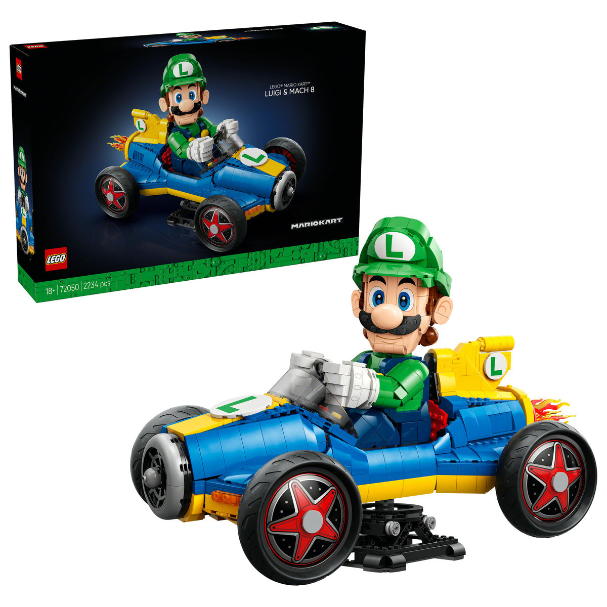 LEGO Mario Kart 72050 – Luigi si Mach 8 Set ( 2234 piese)