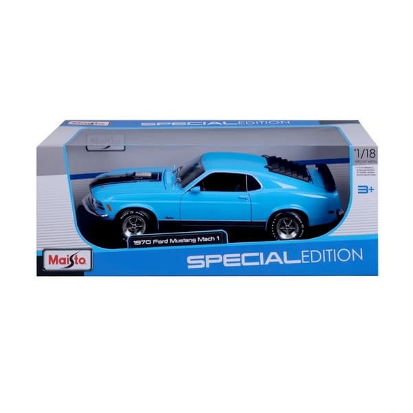 Ford Mustang Mach 1 1970 (albastru) - 1/18 Maisto