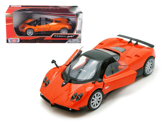 Pagani Zonda F portocalie - 1/24 Motormax
