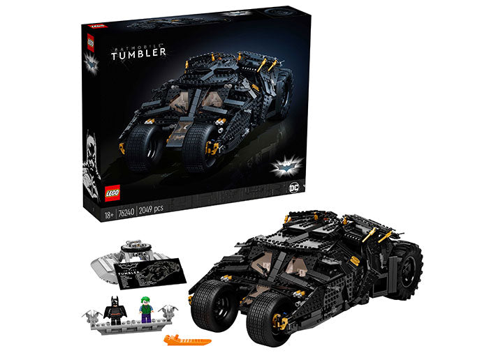 LEGO DC 76240 - Batmobile Tumbler (2049 piese) - Cutie crapata in partea de sus