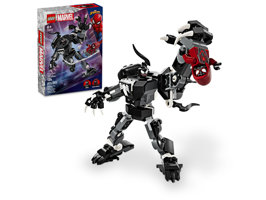 LEGO Marvel 76276 - Armura de robot a lui Venom vs Miles Morales (134 piese)