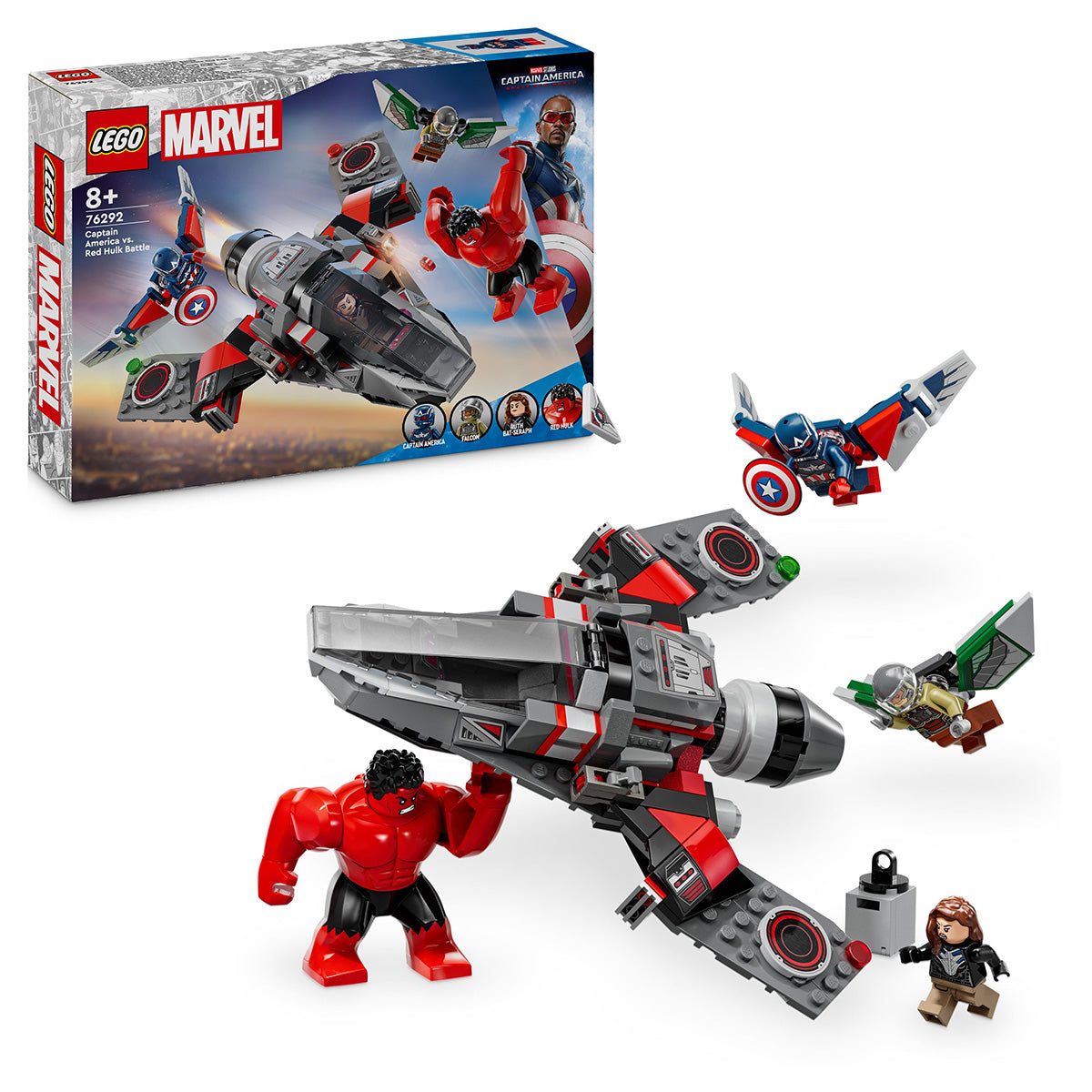 LEGO Marvel 76292 - Figurina noua de constructie Capitanul America (223 piese)