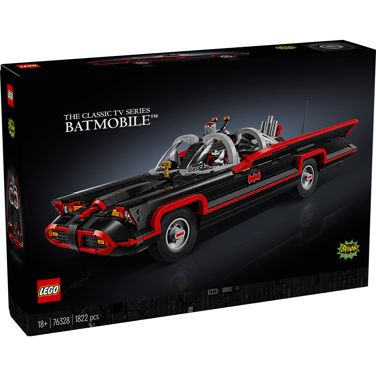 LEGO DC 76328 Batman - Batmobile din serialul TV clasic ( 1822 piese )