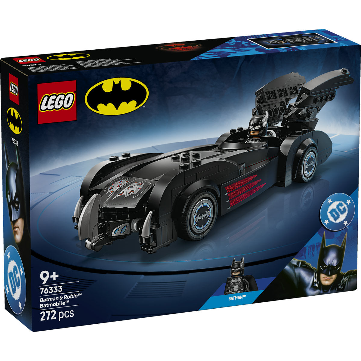 LEGO 76333 - Batmobilul din Batman și Robin , 272 piese