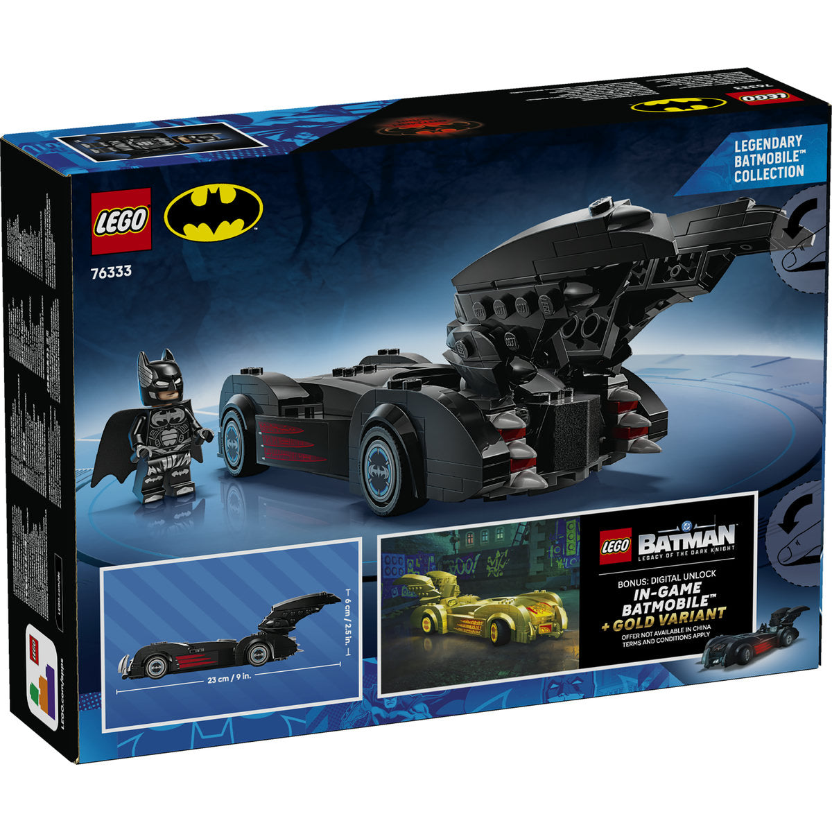 LEGO 76333 - Batmobilul din Batman și Robin , 272 piese