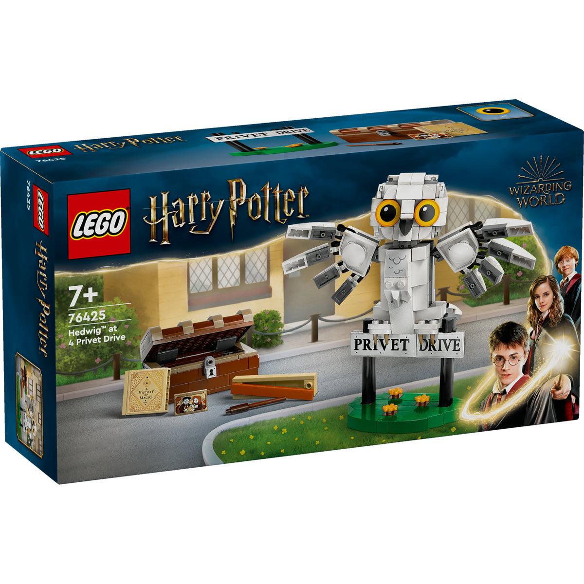 LEGO Harry Potter 76425 - Hedwig pe privet drive nr. 4 (337 piese)