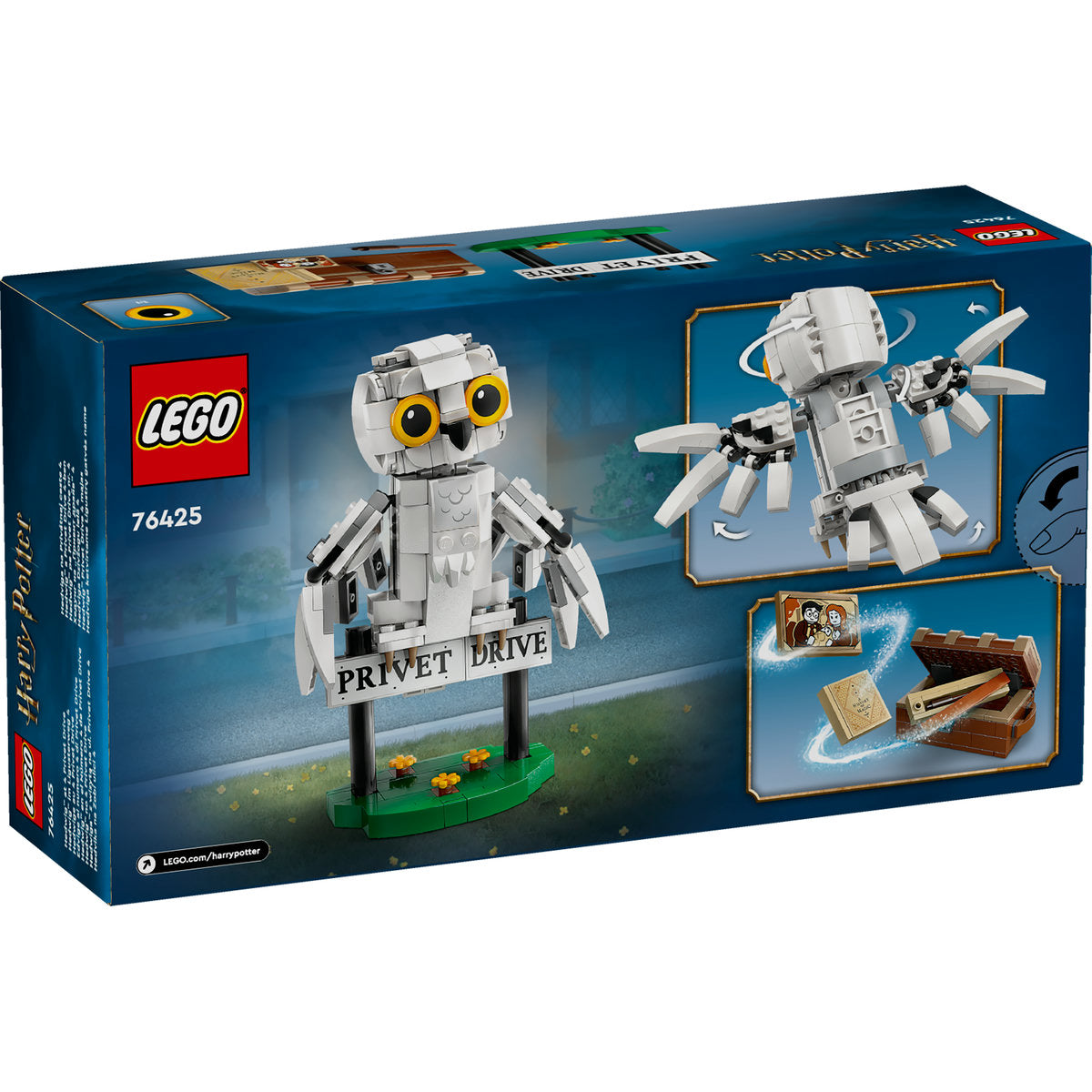 LEGO Harry Potter 76425 - Hedwig pe privet drive nr. 4 (337 piese)