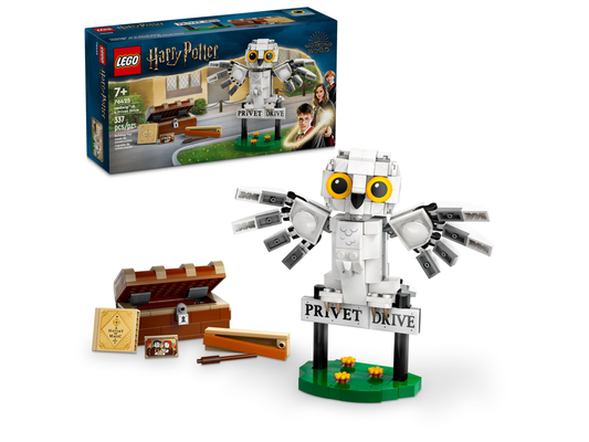 LEGO Harry Potter 76425 - Hedwig pe privet drive nr. 4 (337 piese)