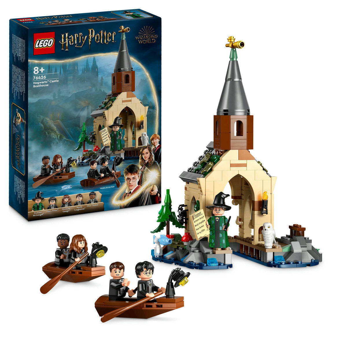 LEGO Harry Potter 76426 - Hangar pentru barci la castelul Hogwarts (350 piese)