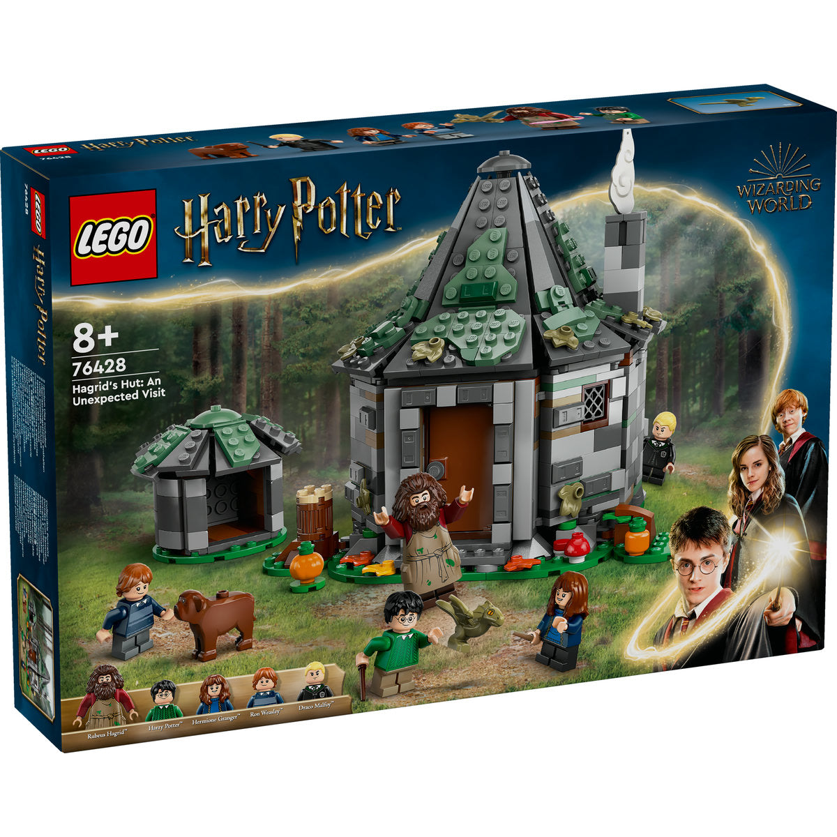 LEGO Harry Potter 76428 - Coliba lui Hagrid: o vizita neasteptata (896 piese)