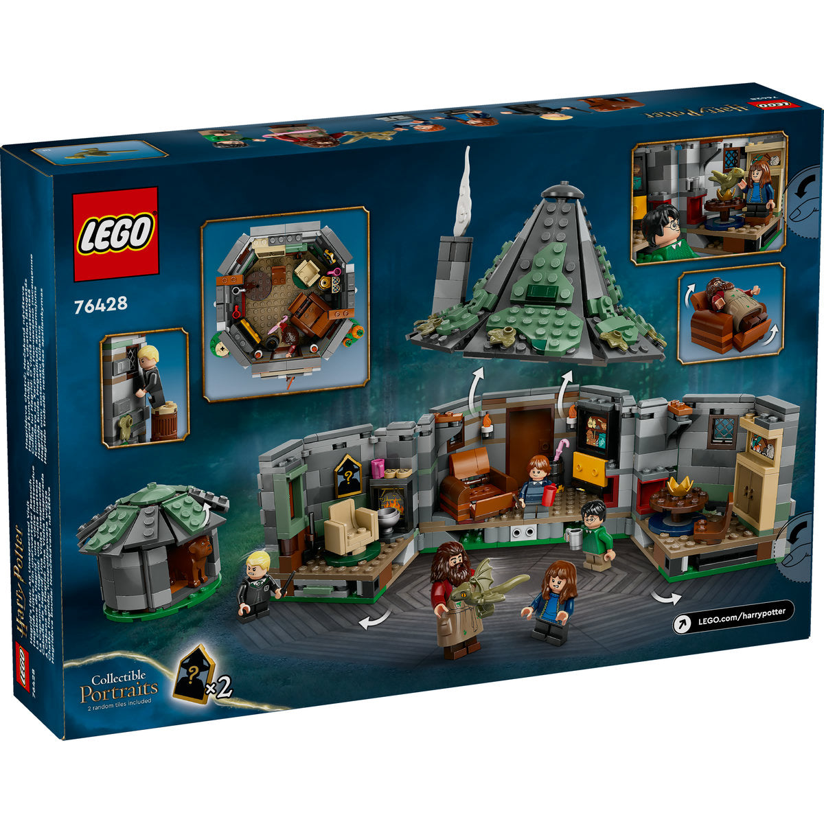 LEGO Harry Potter 76428 - Coliba lui Hagrid: o vizita neasteptata (896 piese)