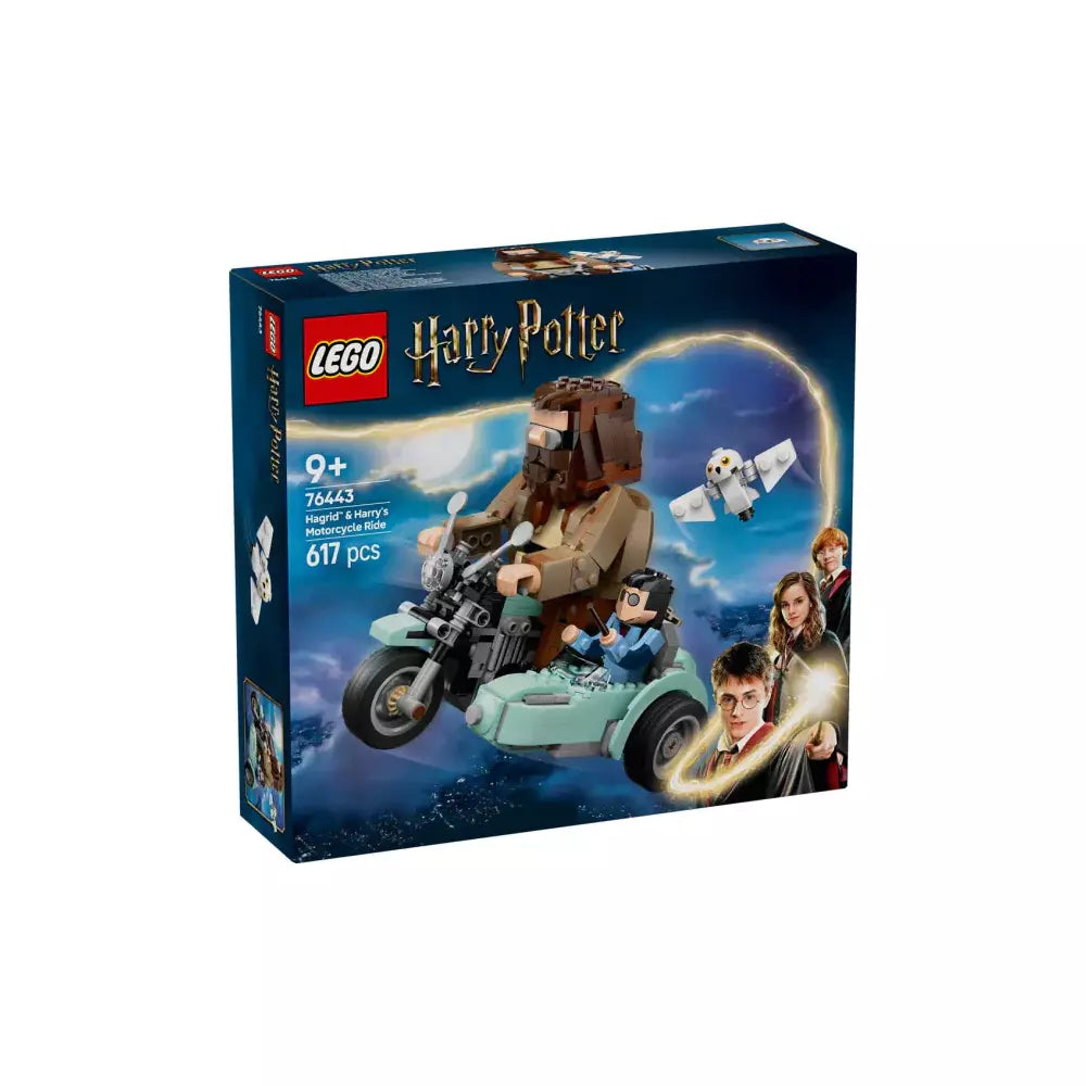 LEGO Harry Potter 76443 - Hagrid si Harry intr-o tura cu motocicleta (617 piese)