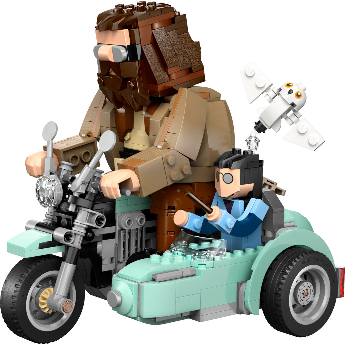 LEGO Harry Potter 76443 - Hagrid si Harry intr-o tura cu motocicleta (617 piese)