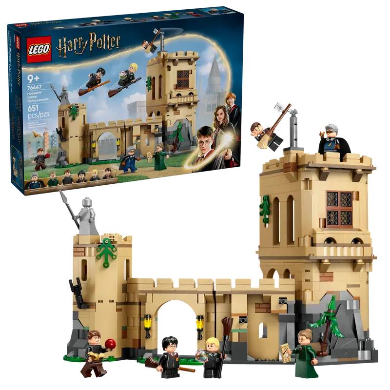 Lego Harry Potter 76447 - Castelul Hogwarts Lectii de zbor (651 piese)