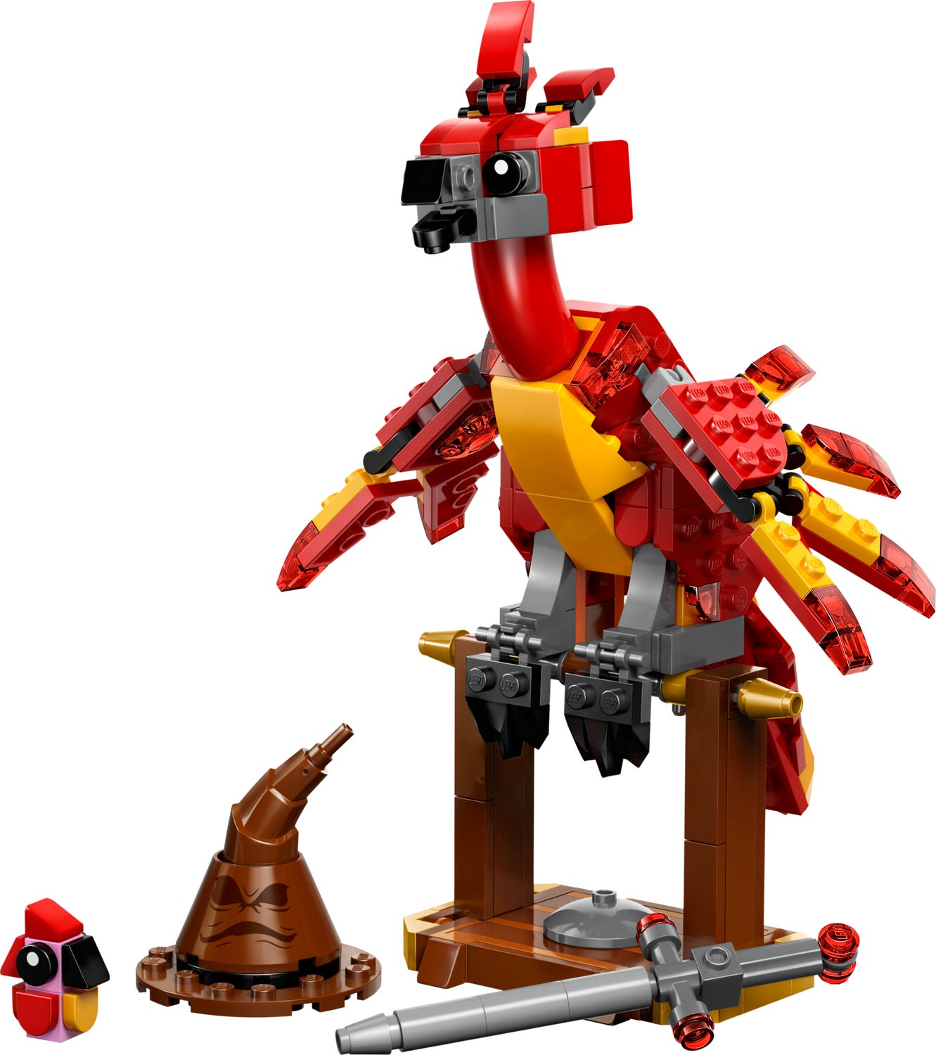 LEGO Harry Potter 76448 - Fawkes: Phoenixul lui Dumbledore (299 piese)
