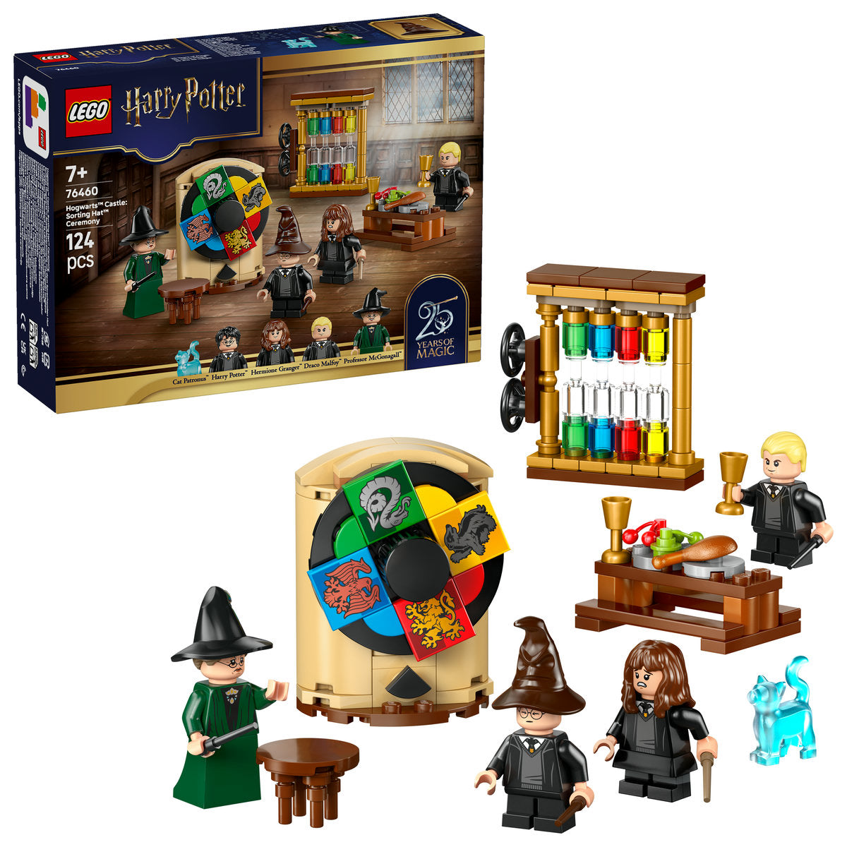 LEGO Harry Potter 76460 - Castelul Hogwarts: Ceremonia Jobenului magic (124 piese)