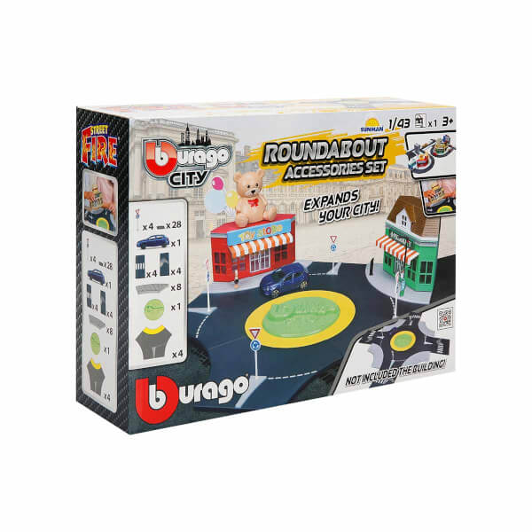 Sens Giratoriu cu masinuta inclusa - 1/43 Bburago