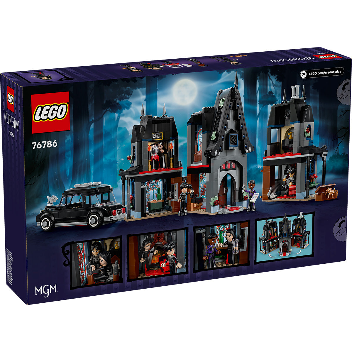 LEGO Wednesday 76786 - Cabana Morticiei (1002 piese)