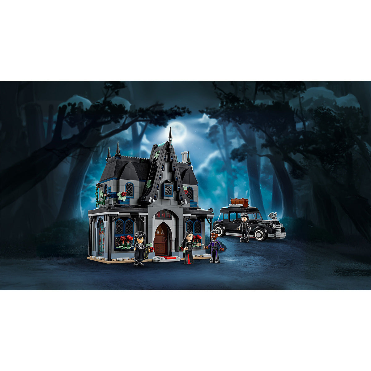 LEGO Wednesday 76786 - Cabana Morticiei (1002 piese)
