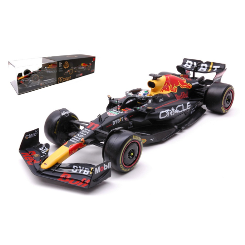 Formula 1 Oracle Red Bull Racing RB18 2022 Sergio Perez cu vitrina plexiglass - 1/24 Bburago
