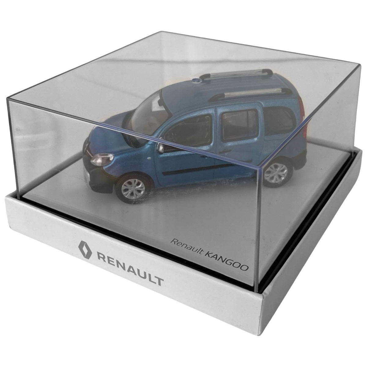 Renault Kangoo bleu cu vitrina plexiglass - 1/43 Norev