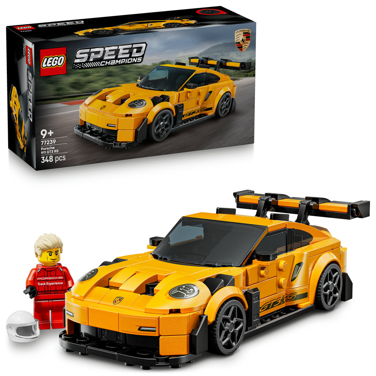 LEGO Speed Champions 77239 - Supermasina Porsche 911 GT3 RS (348 piese)