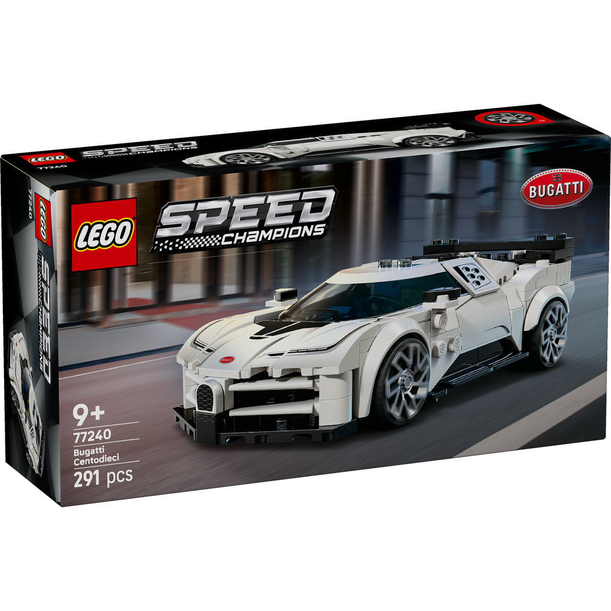 LEGO Speed Champions 77240 - Hipermasina sport Bugatti Centodieci (291 piese)