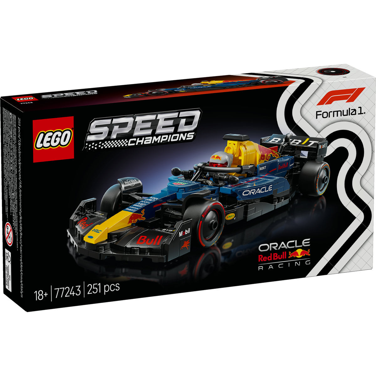 LEGO Speed Champions 77243 - Masina de curse F1 Oracle Red Bull Racing RB20 (251 piese)