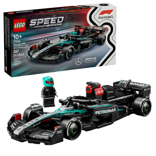 LEGO Speed Champions 77244 - Masina de curse Mercedes-AMG F1 W15 (267 piese)