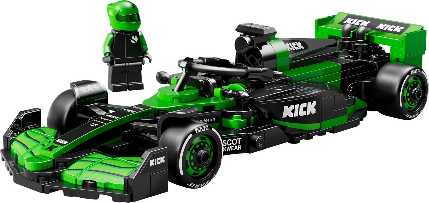 LEGO Speed Champions 77247 - Masina de curse KICK Sauber F1 Team C44 (259 piese)
