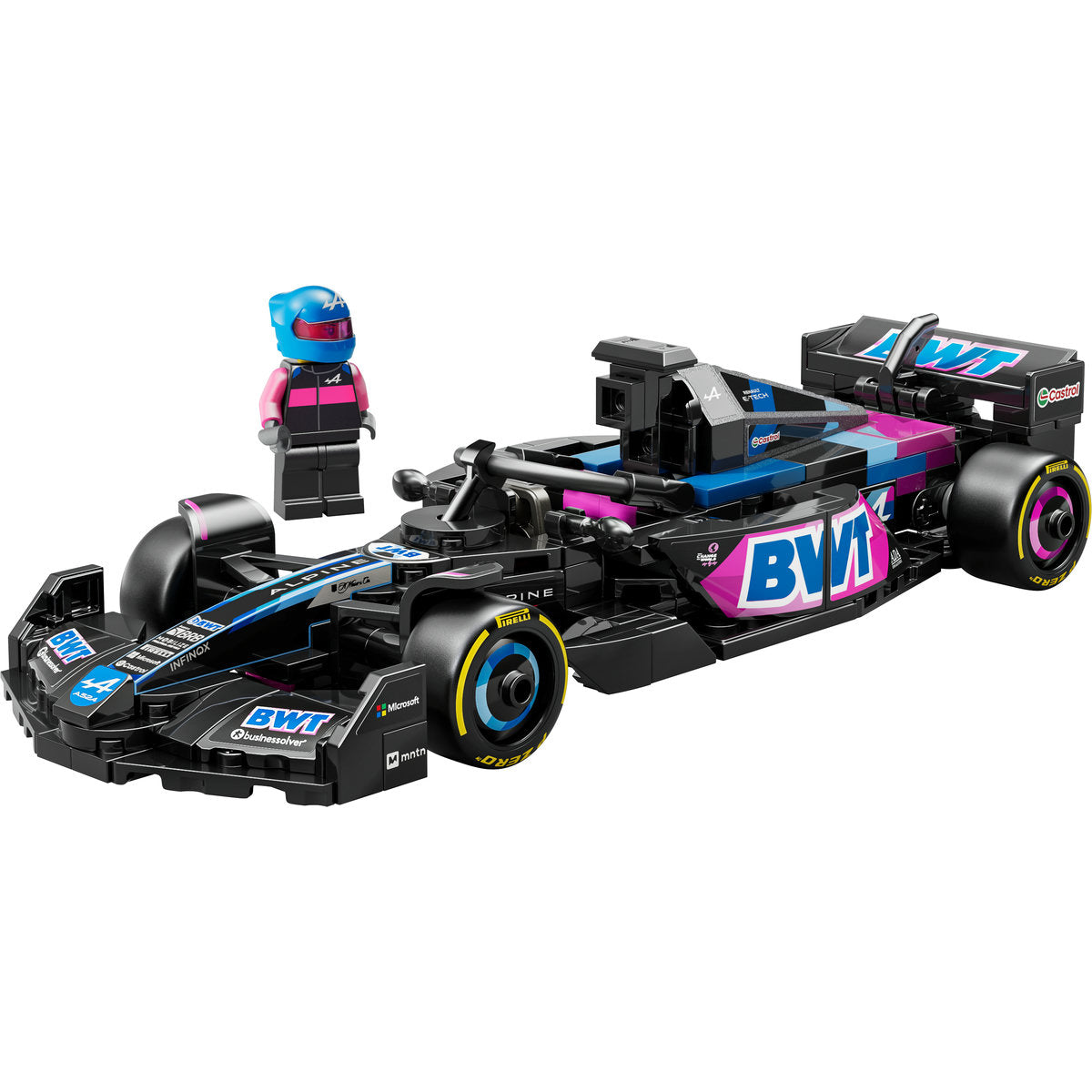 LEGO Speed Champions 77248 - Masina de curse BWT Alpine F1® Team A524 (258 piese)