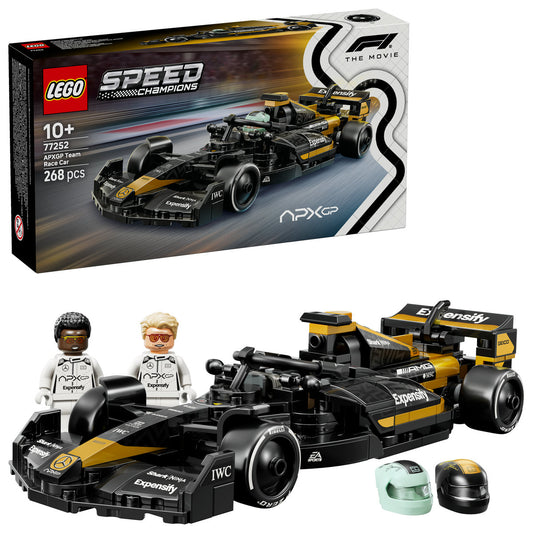 Lego Speed Champions 77252 - Maşina de curse a echipei APXGP din F1, The Movie (268 piese)