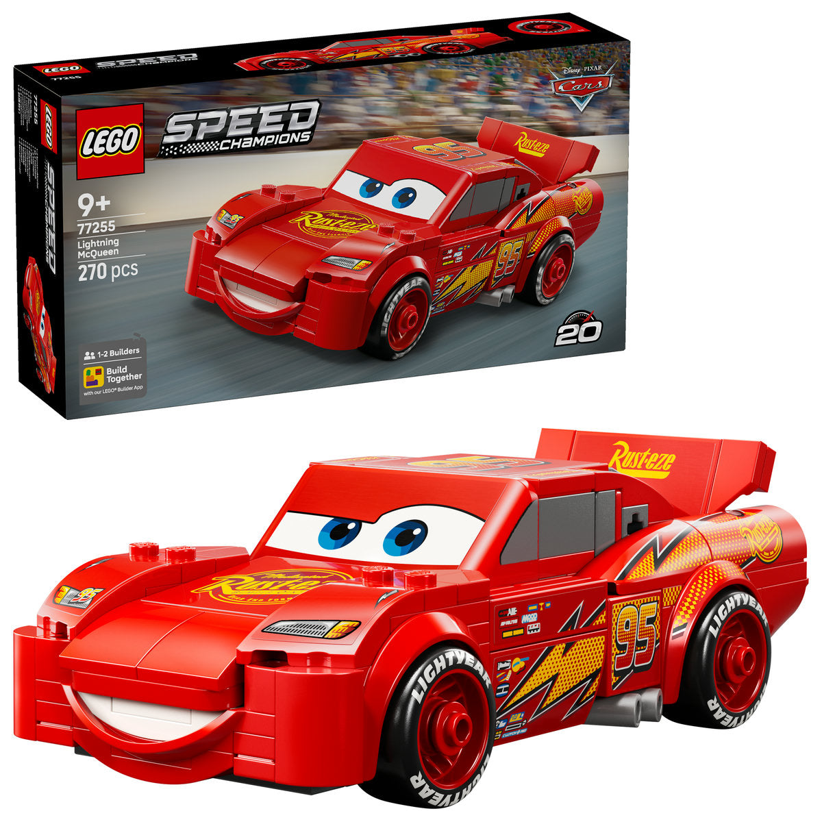 LEGO Speed Champions 77255 -  Fulger McQueen (270 piese)