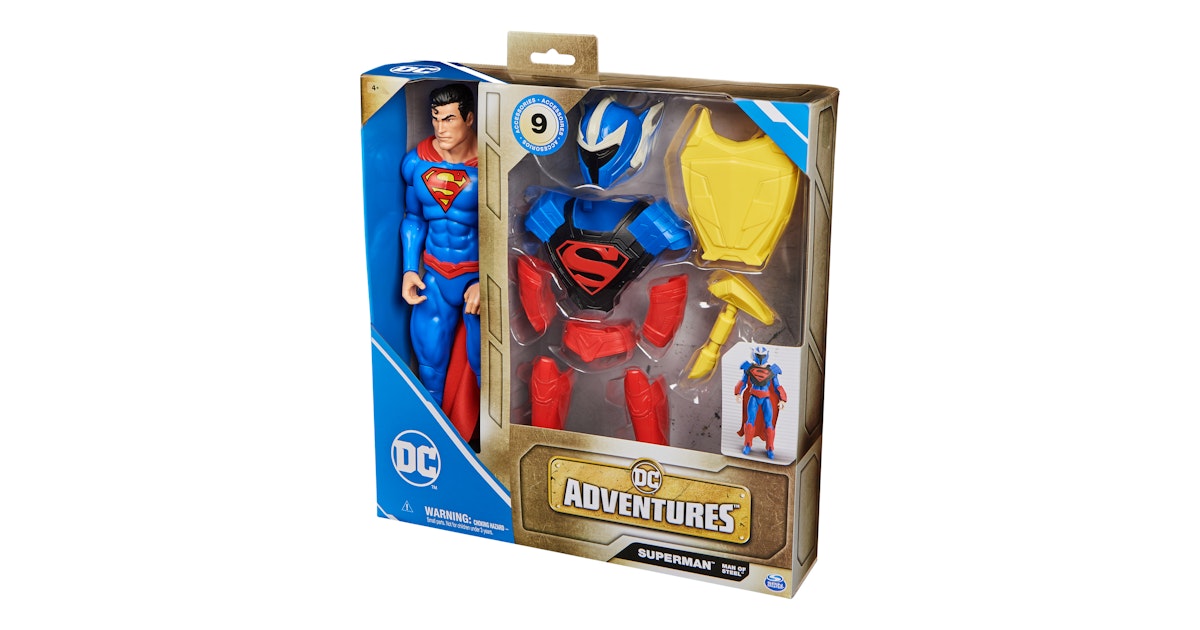 Figurina articulata Dc Universe Adventures - Superman Man Of Steel 30 cm