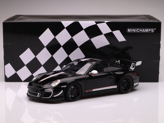 Porsche 911 GT3 RS 4.0 2011 negru - 1/18 Minichamps