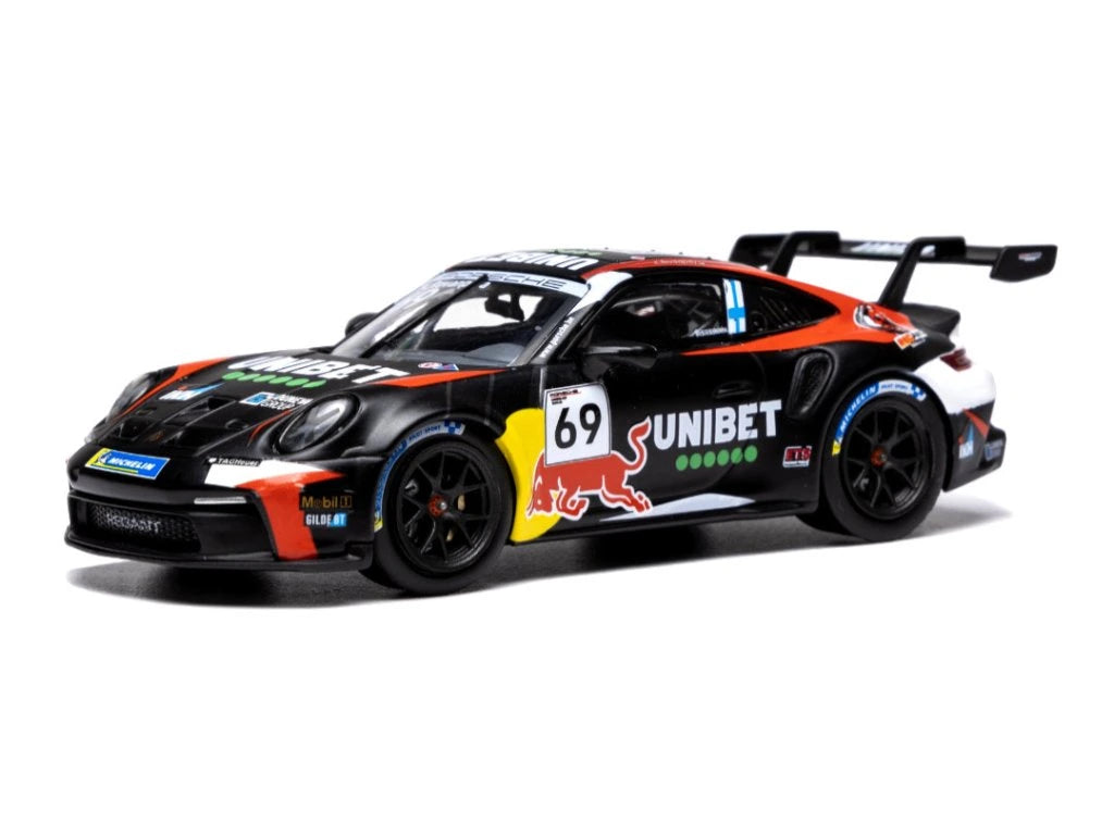 Porsche 911 GT3 Cup #69 K.Rovanpera Zolder Porsche Cup Benelux 2024 - 1/18 Ixo Modelcars