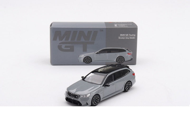 BMW M5 Touring Brooklyn grey metallic - 1/64 Mini GT