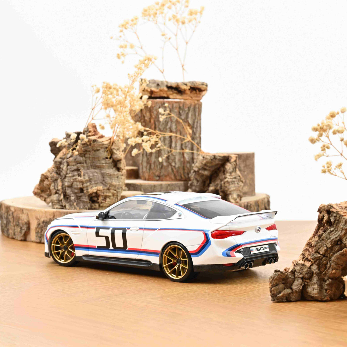 BMW 3.0 CSL - 50 Years Edition alb - 1/18 Norev