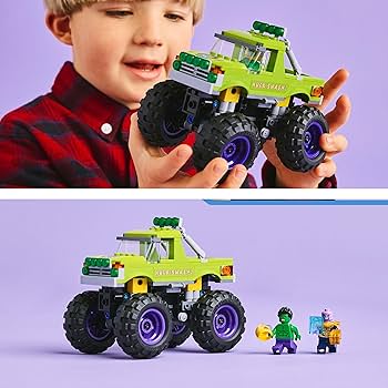 LEGO Marvel 76312 - Hulk in vehicul de teren contra lui Thanos (229 piese)