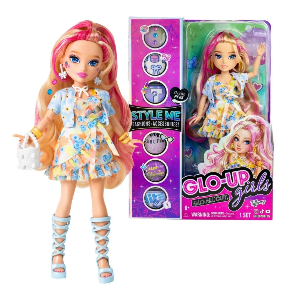 Papusa Glo-Up Girls Glo All Out - Tiffany 27cm