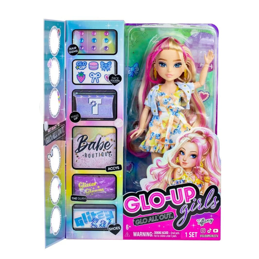 Papusa Glo-Up Girls Glo All Out - Tiffany 27cm